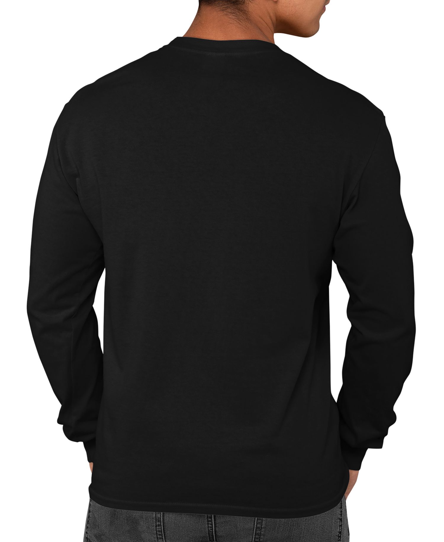 Men's USA Fireworks and Stars Word Art Long-Sleeve T-Shirt