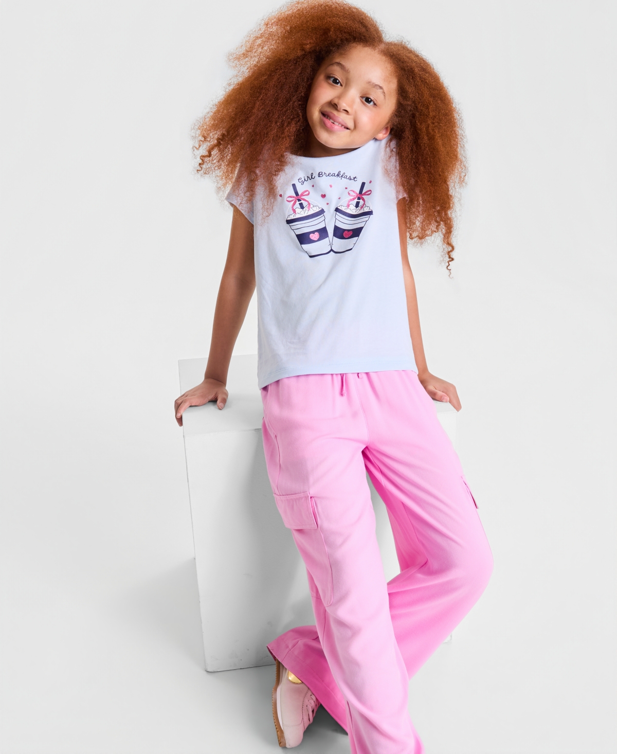 Epic Threads Girls' 5-20 Wide-Leg Cargo Pants, Macy's Exclusive