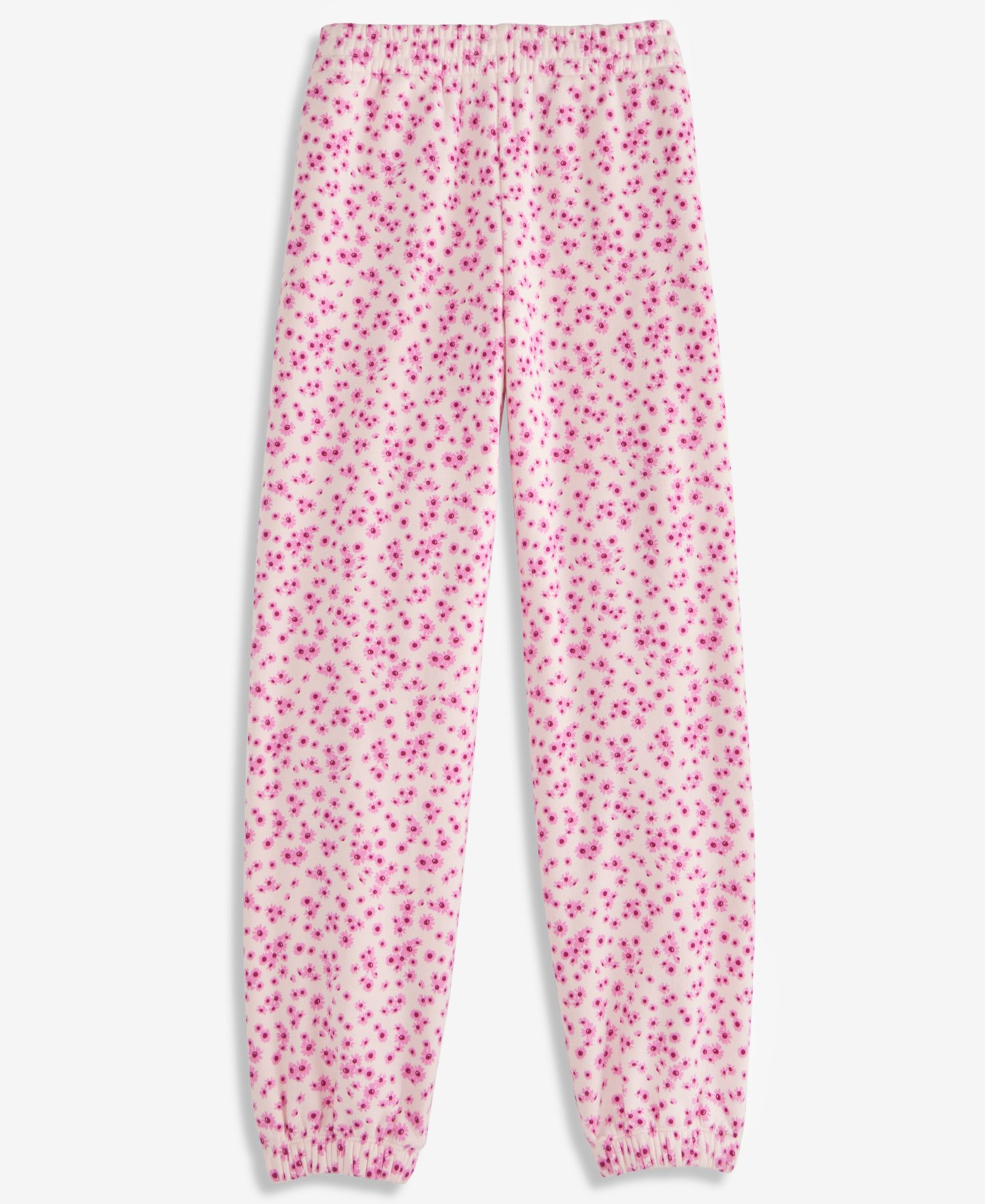 Girls' XS-XL Floral-Print Jogger Pants