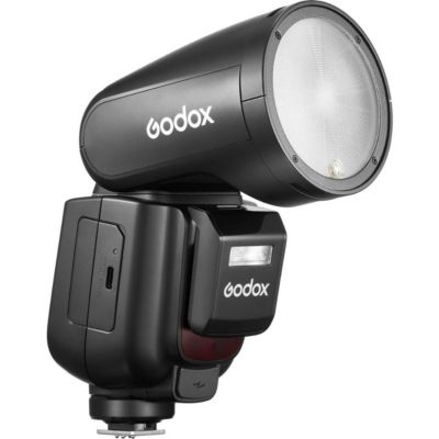 V1Pro TTL Li-ion Round Head Camera Flash for Olympus and Panasonic Camera