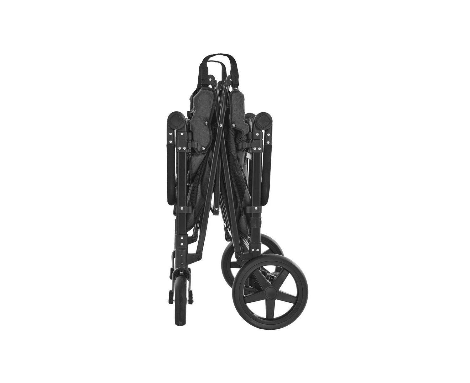 4 Seat Wagon Stroller 330 lb Foldable Push Pull with Canopy
