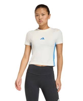 Women's Essentials Slim-Fit Short-Sleeve Baby T-Shirt