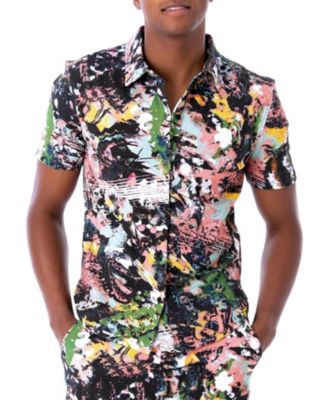 Men's Short Sleeve Button Up Shirt
