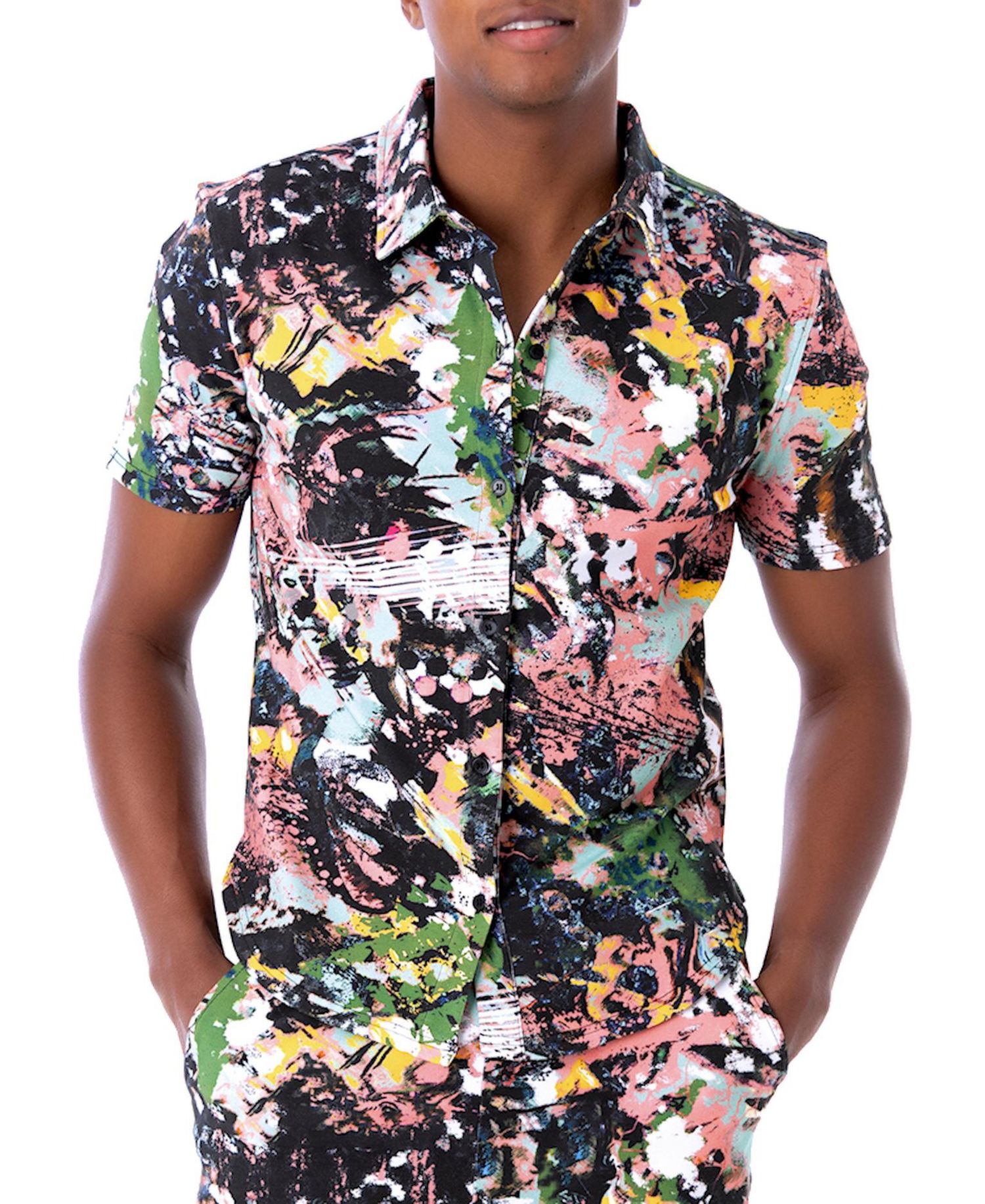 Men's Short Sleeve Button Up Shirt
