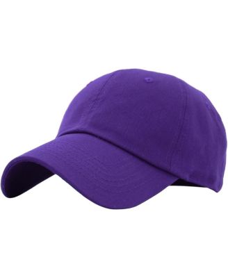 Classic Unisex Cotton Adjustable Low Crown Baseball Cap - Plain Dad Hat for Everyday Wear