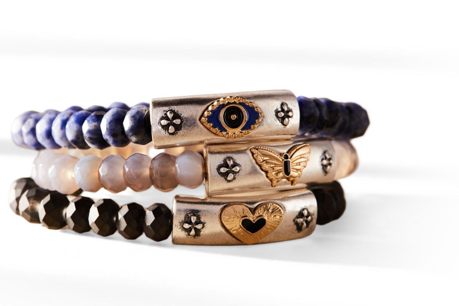 Antique Evil Eye Stretch Bracelet