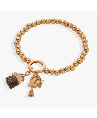 Spill the Tea' Cup and Tea Bag Stretch Bracelet