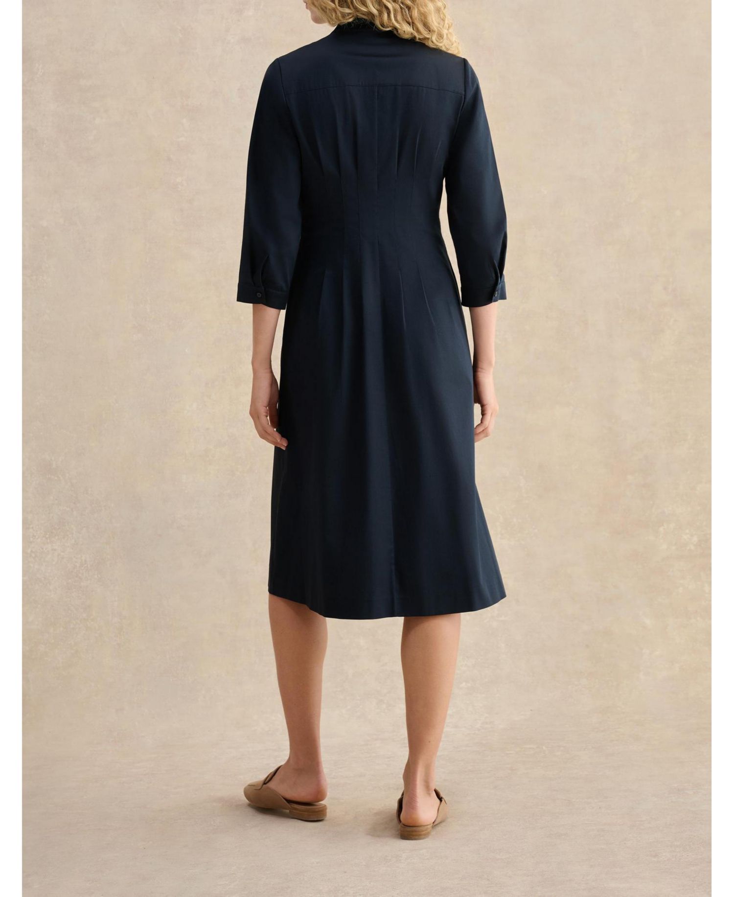 Women's Emmaline 3/4 Sleeve V-Neck Midi Dress