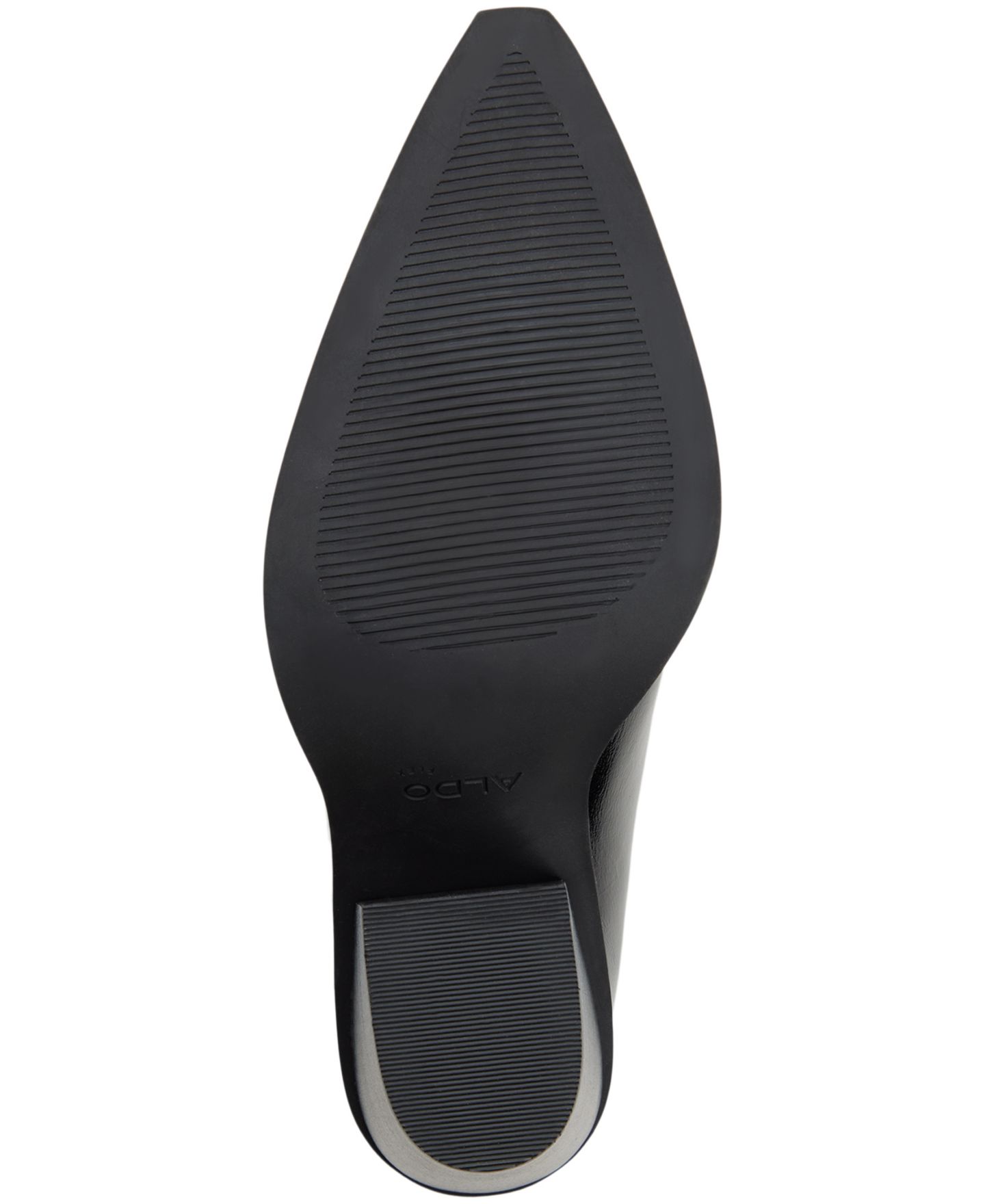 Женские ботинки ALDO Norelle Pointed Toe Ankle Booties, цвет: Чёрный блестящий — фото 5