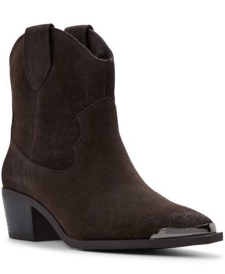 Women's Valley Western Block Heel Ankle Booties