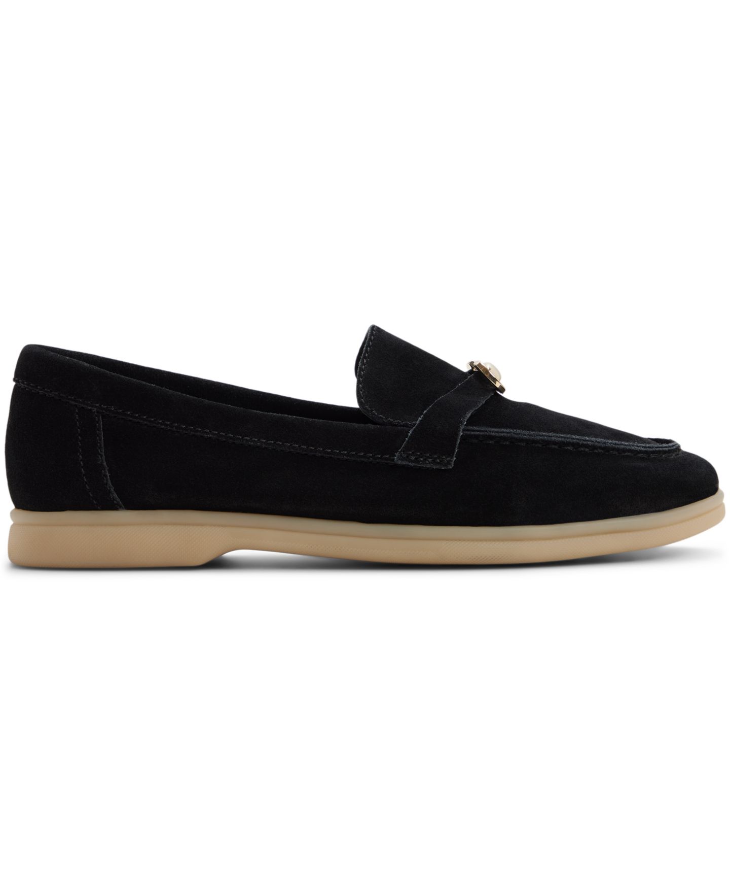Женские туфли ALDO Crerasso Round Toe, цвет: Чёрный замшевый — фото 2