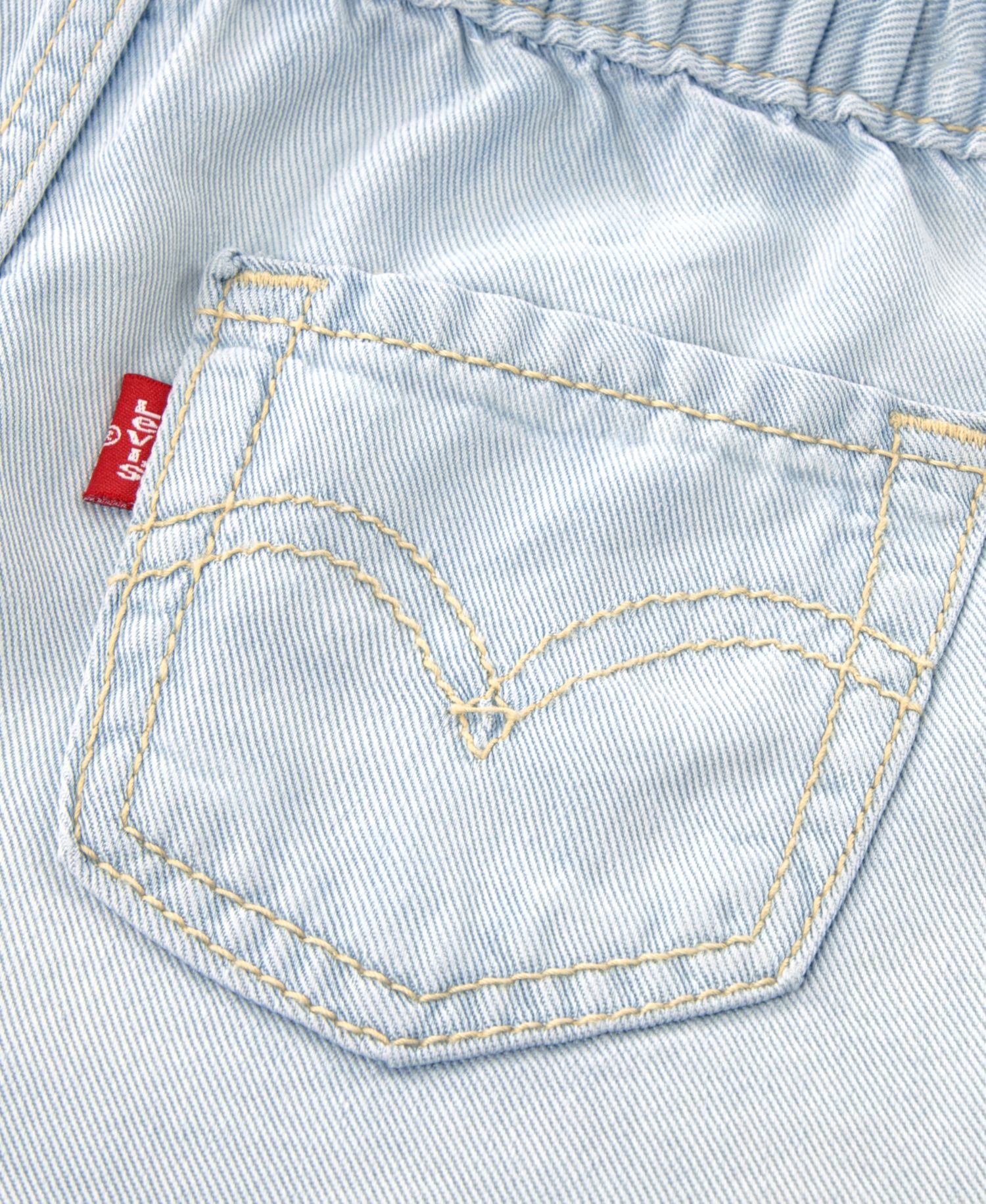 Girls' 2T-6X Denim Parachute Shorts
