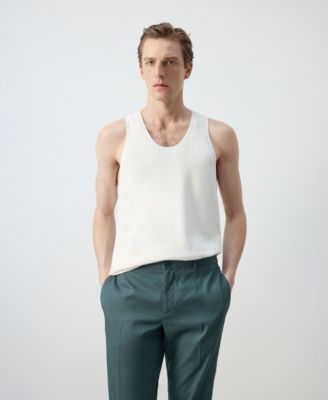 Men's Slim-Fit Cotton Tank Top