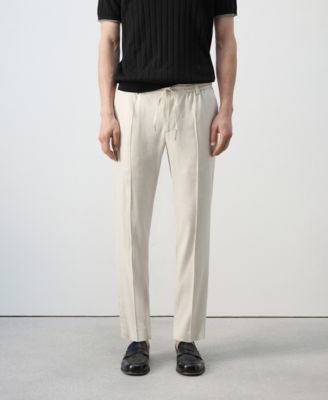 Men's Drawstring Slim-Fit Pants