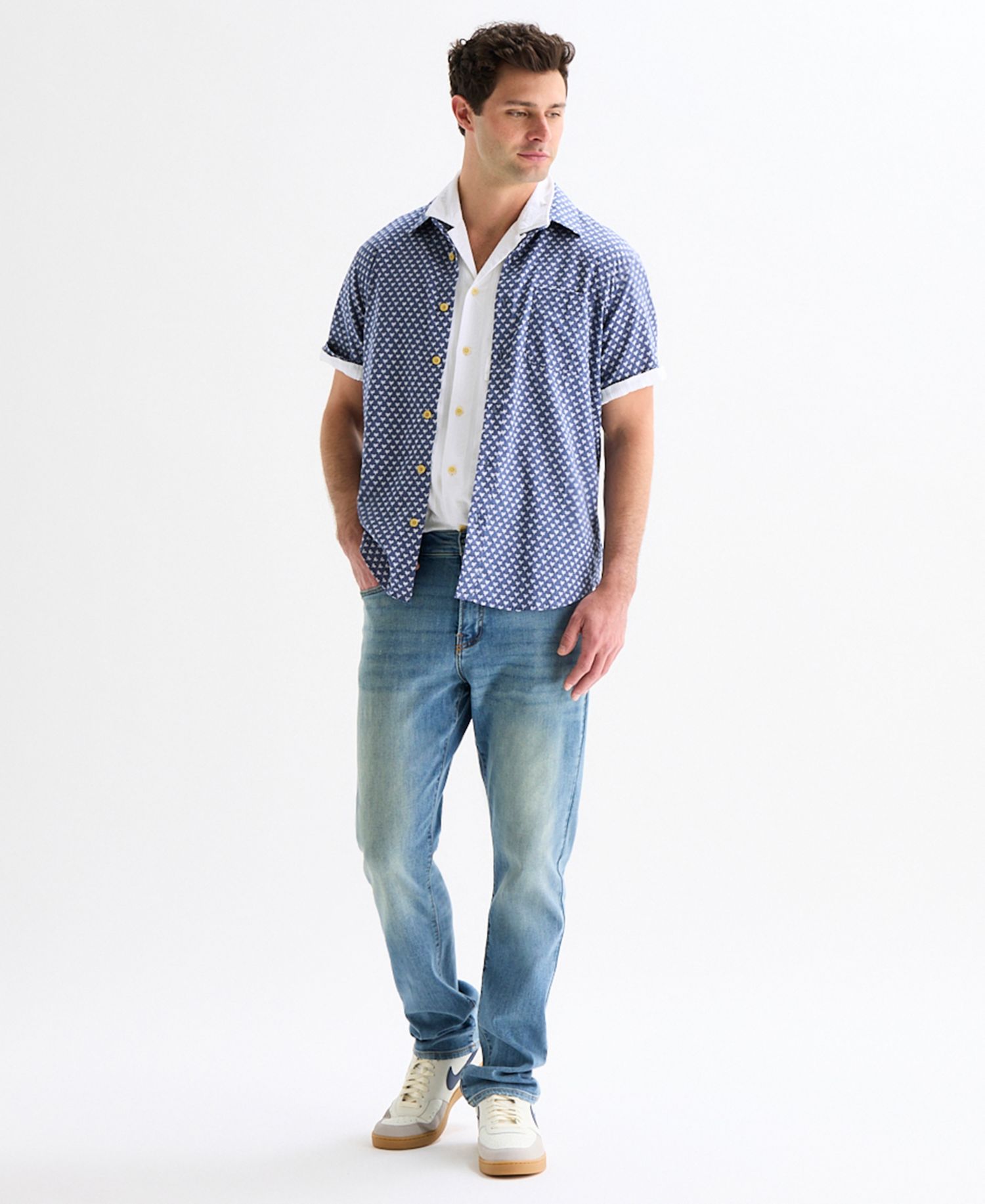 Men's San Gabriel Printed Short-Sleeve Shirt
