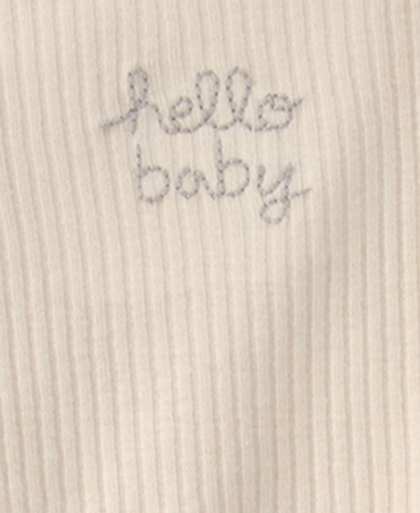 Детский комбинезон для сна Carter's Hello Baby на кнопках, цвет: Слоновая кость — фото 3
