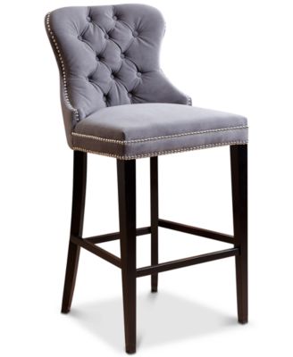 Abbyson Living - Harri Tufted Barstool, Direct Ship