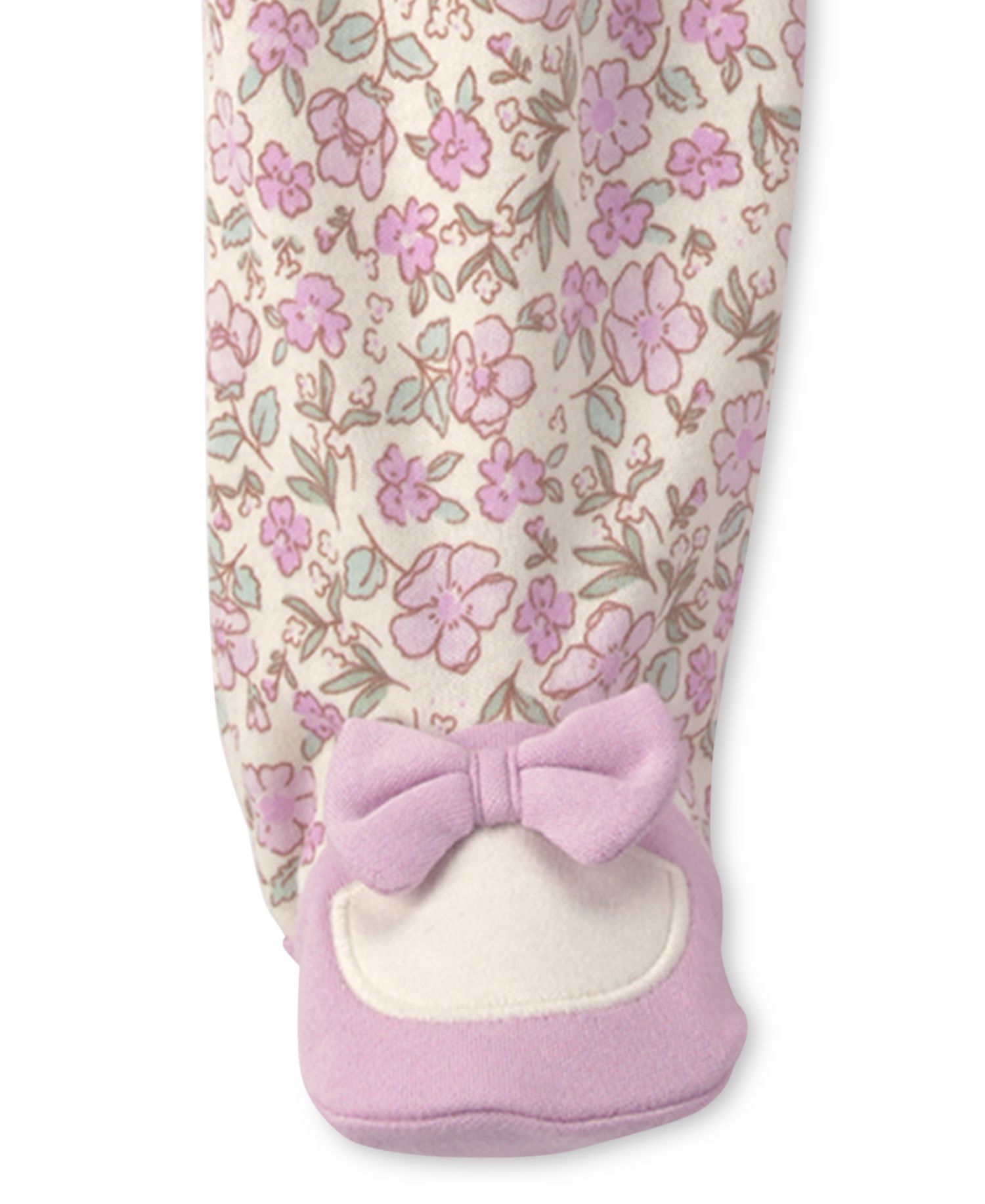 Baby Girl's Floral 2-Way Zip Sleep & Play