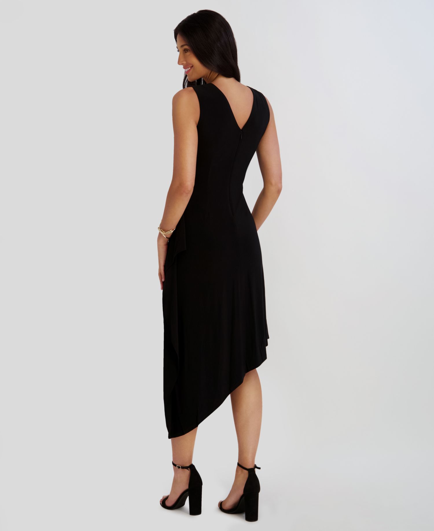 Women's Asymmetrical Midi Dress