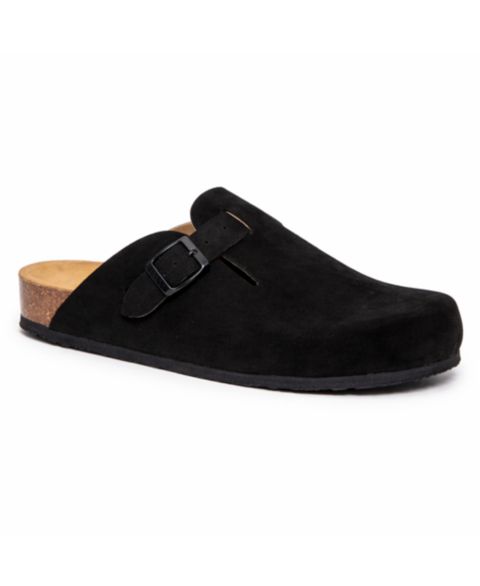 Женские сабо Plakton Clog in Suede Blogg, цвет: Чёрный