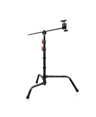 65" 3-Section Aluminum C-Stand with 20" Arm and Grip Head