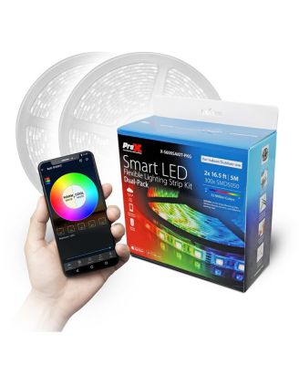 X-S600SAKIT-PKG 16.5' Flexible Smart LED Light Strip Kit, 2-Pack