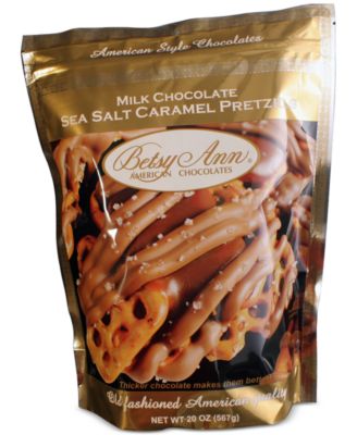 Betsy Ann Chocolates - Sea Salt Caramel Pretzels