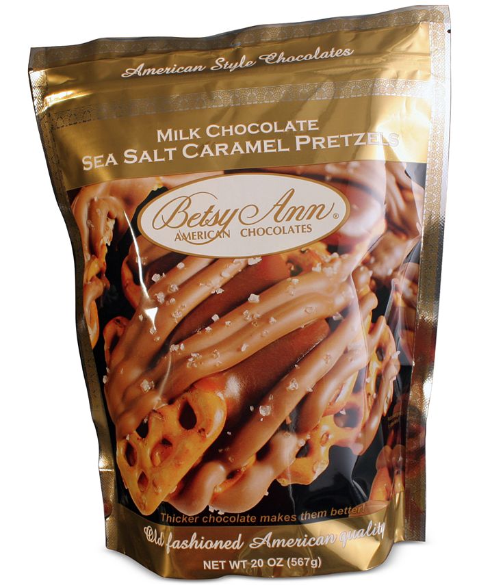 Betsy Ann Chocolates - Sea Salt Caramel Pretzels