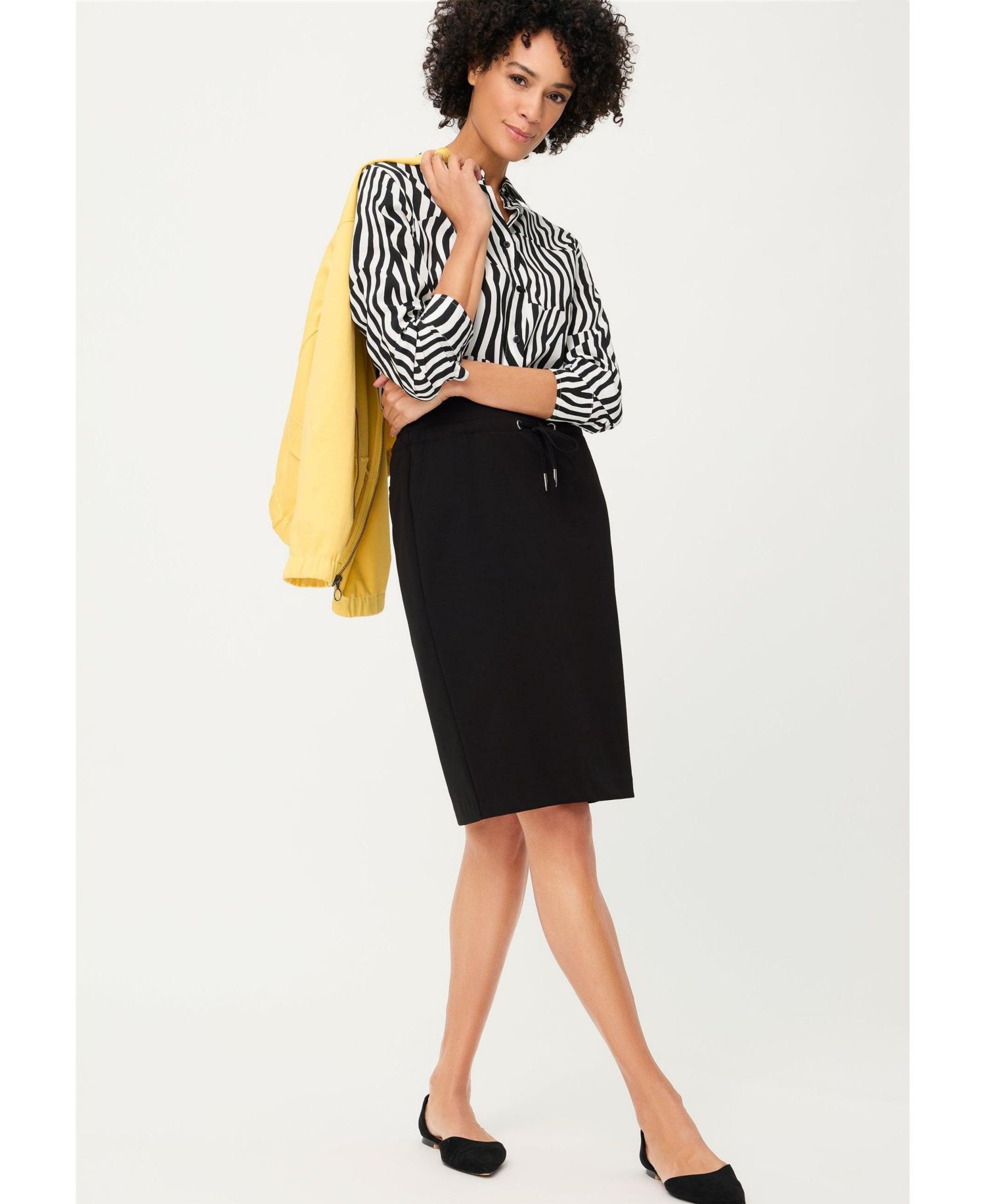 Women's Ponte Roma Knit Skirt