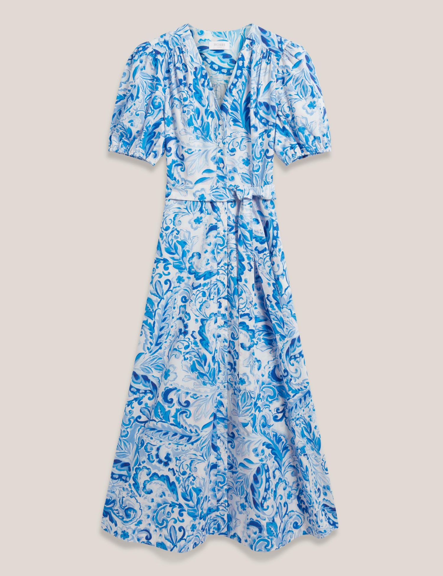 Women's Libby Short Sleeve V-Neck Midi Dress