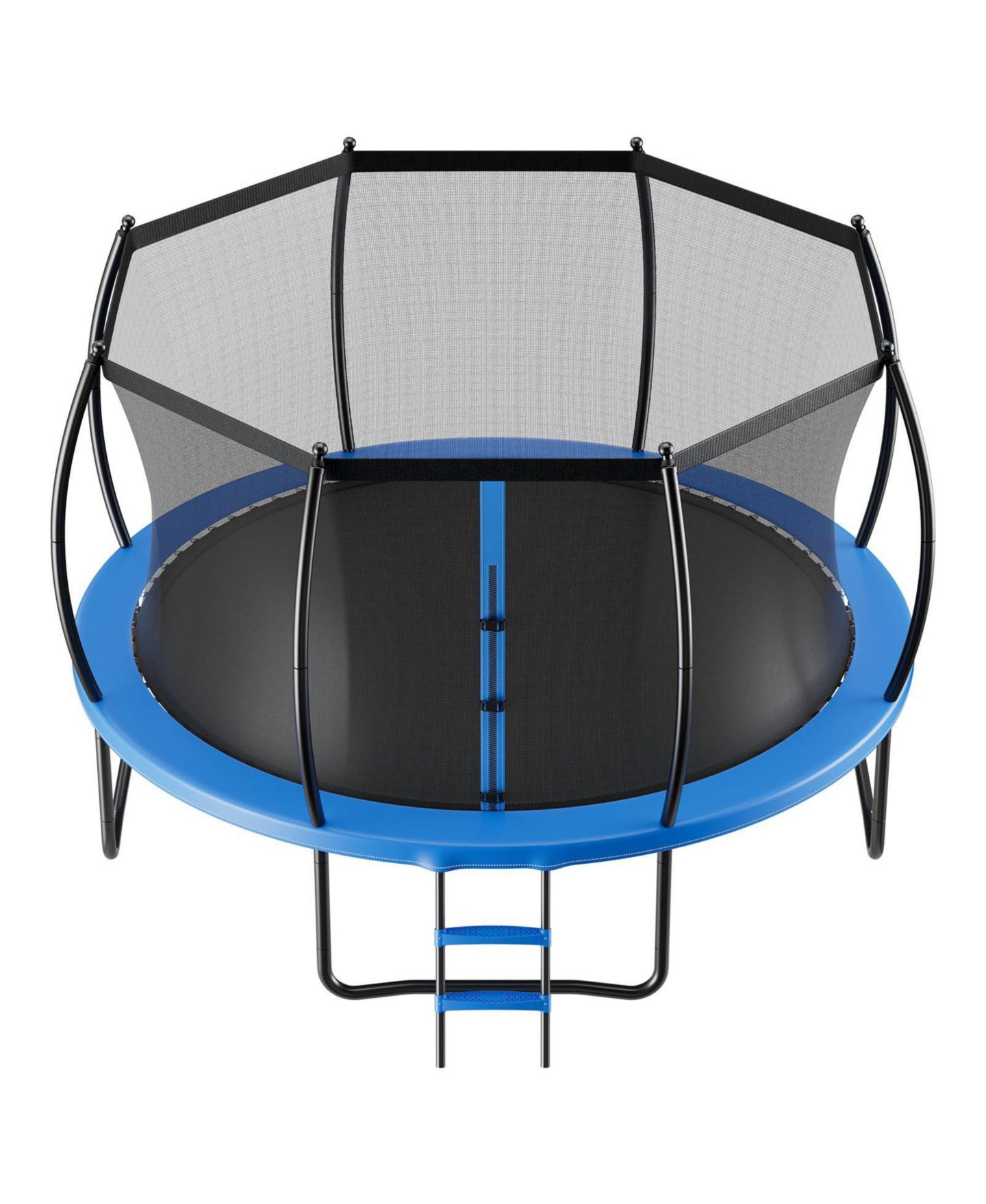 Детская игрушка Mecale 10 FT Recreational Trampoline with Safety Net Thickened Pad, цвет: Синий — фото 9