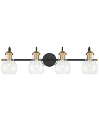 Possini Euro Brade Brass 4-Light Bath Light