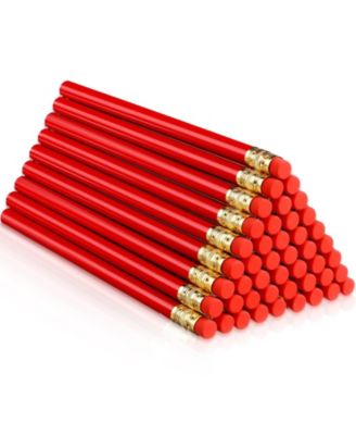 Wooden Pencil Black Core Carpenter Woodworker Framer DIY 48 Pencil