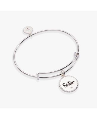 Sister, 'Woven Together' Charm Bangle