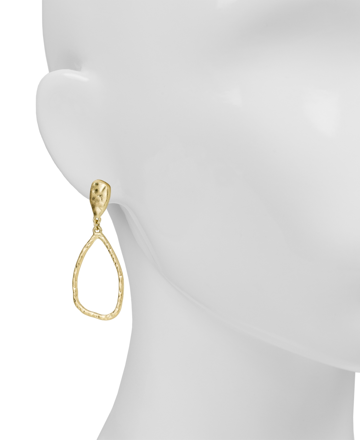 Patricia Nash Hammered Ring Collection Tear Drop Earrings