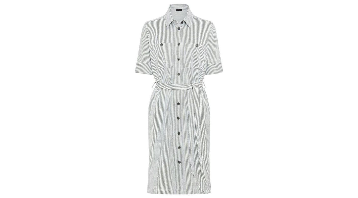 Женское платье Olsen Seersucker Shirt Dress — фото 2