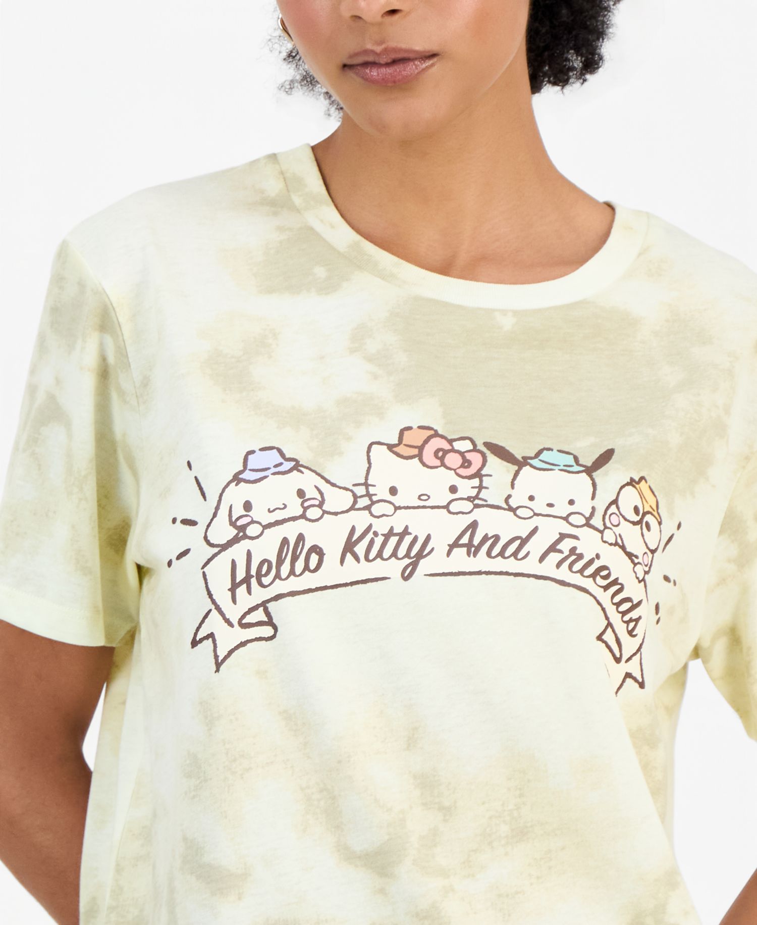 Juniors' Hello Kitty & Friends Graphic T-Shirt
