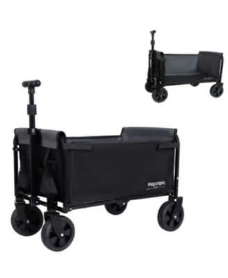 All-in-One Convertible Camping Utility Carts - Bench Seat, Dog Tether w/ 360degree(s) All-Terrain Wheels