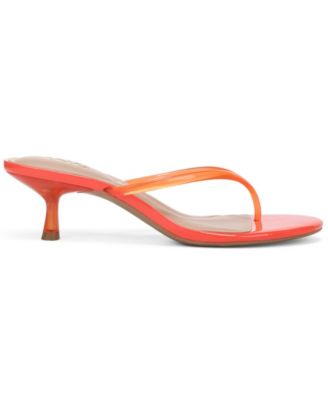 orange dress sandals for women DKNY Women's Danielle Dress Sandals - Orange
