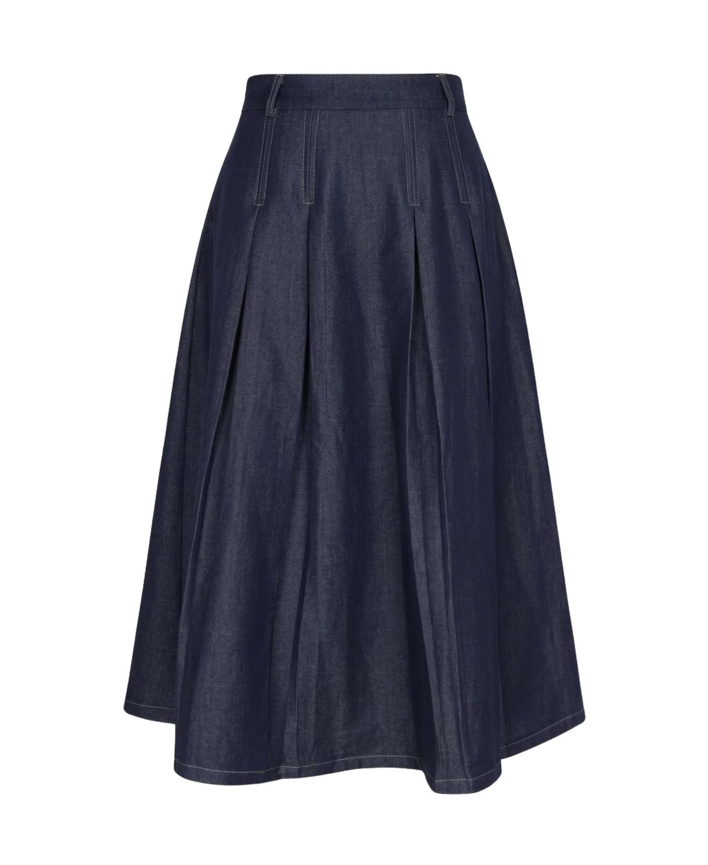 Женская юбка Modenaire High-Waist Pleated A-Line Midi — фото 3