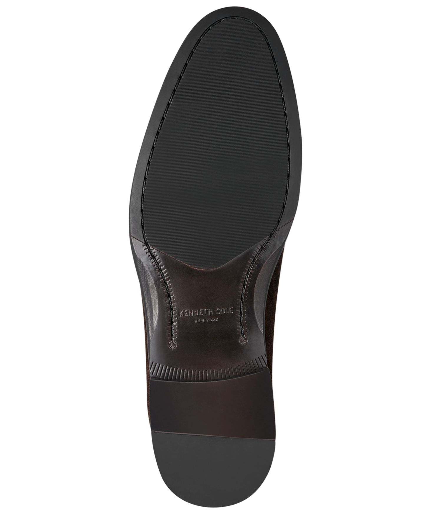 Мужские ботинки Kenneth Cole New York Tully Leather Chelsea, цвет: Коричневый замшевый — фото 5
