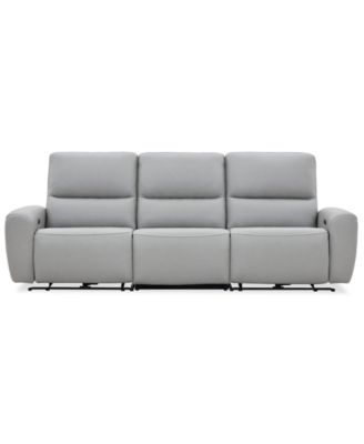 Symond 3-Piece Leather 2 Power Motion Sofa