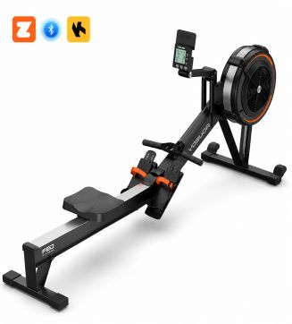 FED FITNESS Adjustable Air Resistance Rowing Machine for Home Use, Self ...