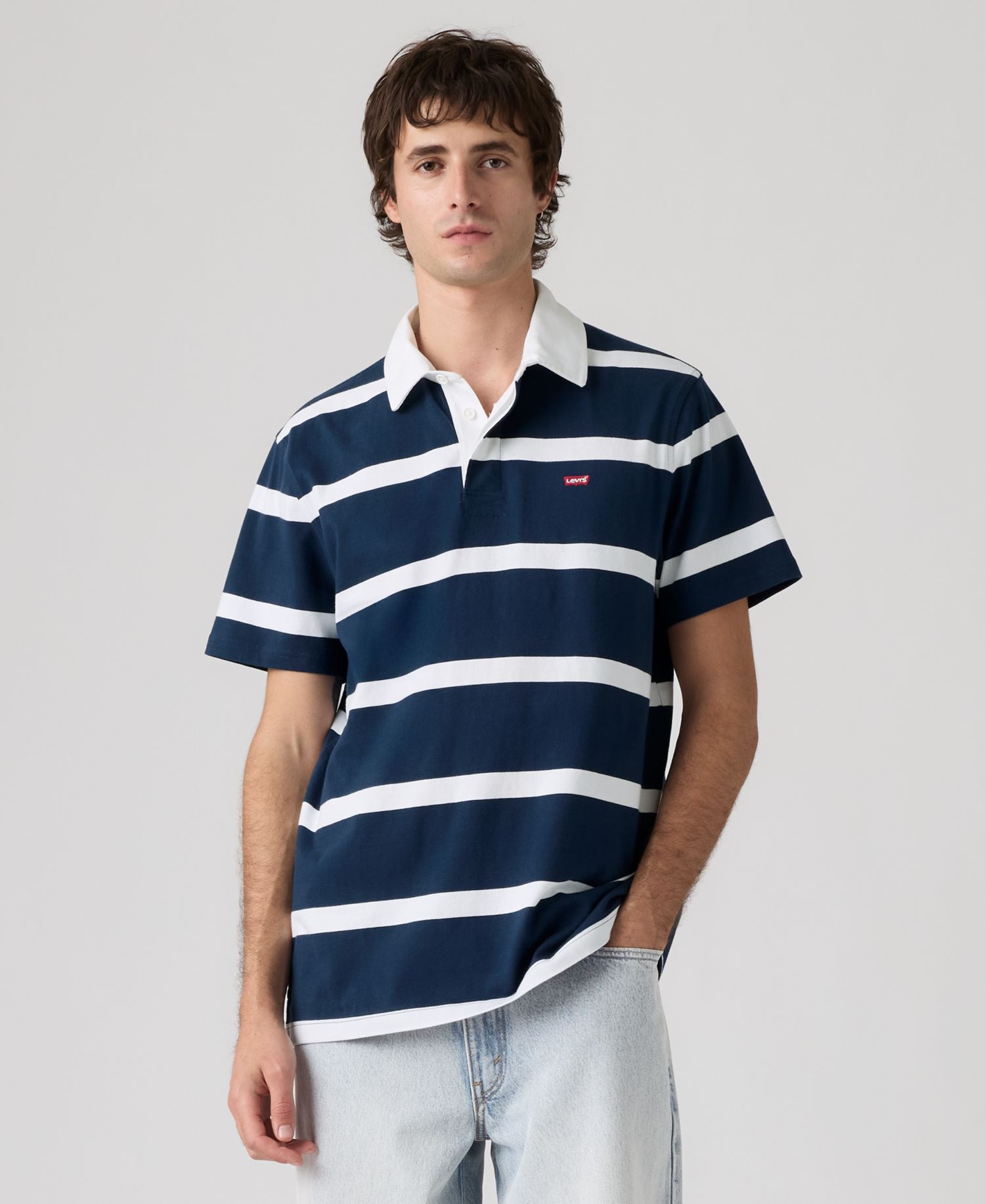 Men's Short-Sleeve Rugby Polo Shirt
