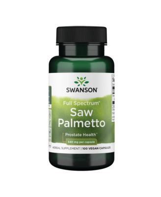 Saw Palmetto, Male Prostate Health, Hair and Urinary Health Support, Herbal Supplement, 540 Miligram, 100 Capsules