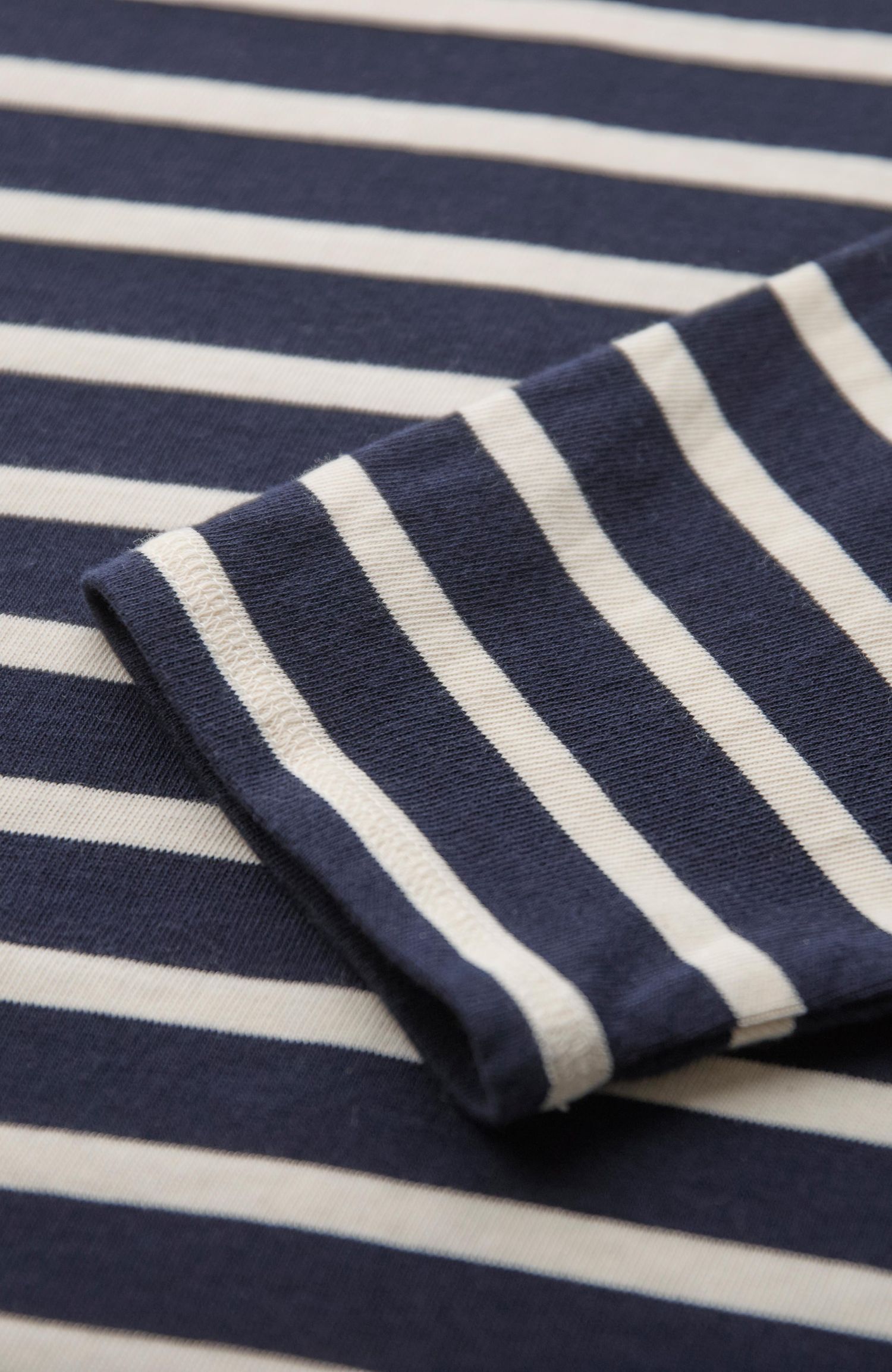 Women's Striped Knee Length Jersey Dress