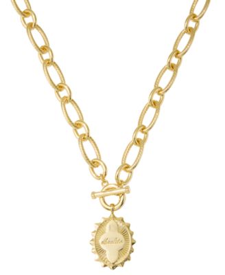 Abuelita 14k Gold-Plated Link & Chain Necklace