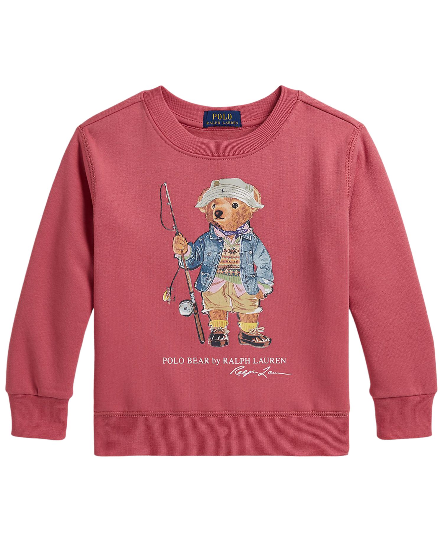 Boys' 2-7 Polo Bear Long-Sleeve Sweatshirt