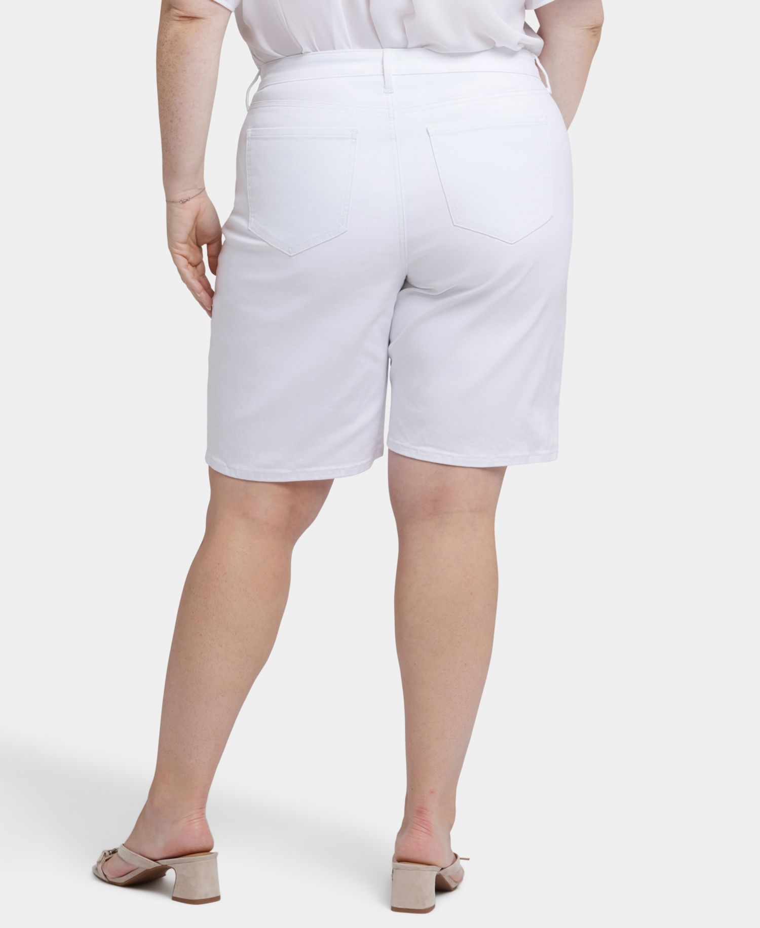 Plus Size Lilly Mid-Rise Shorts with Lift Tuck Technology