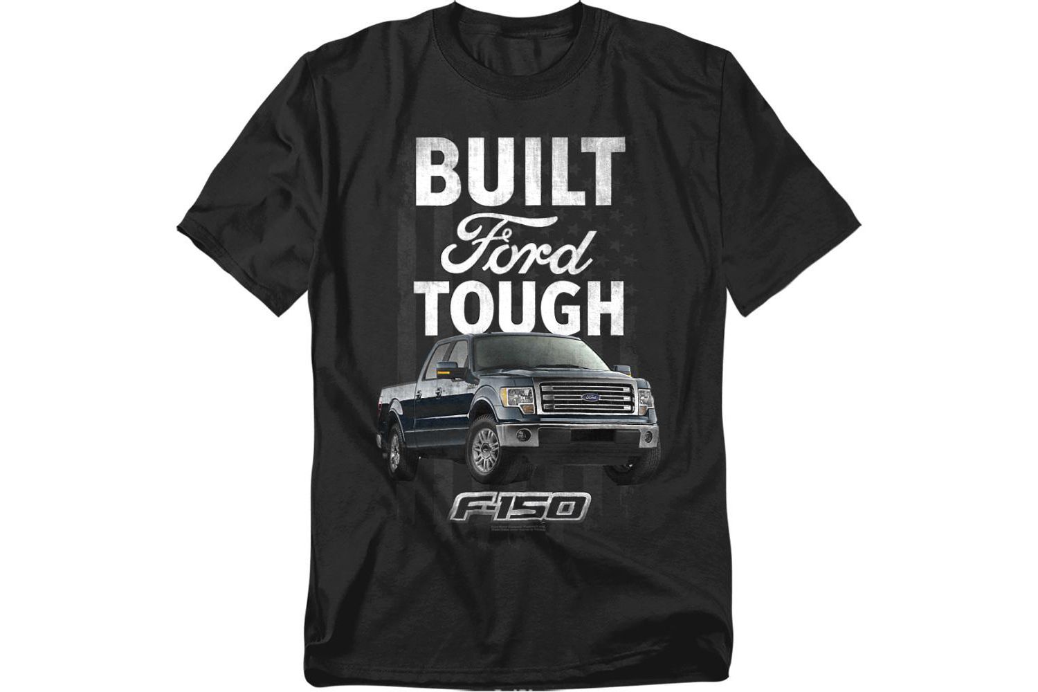 Men's Ford Trucks F150 Built Tough USA T-Shirt
